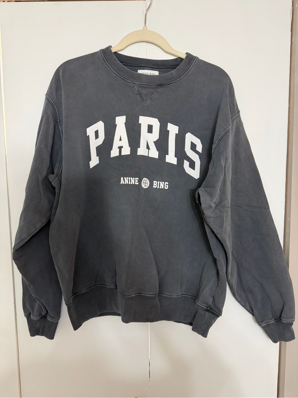 ANINE BING Ramona University Paris Sweatshirt | Medium
